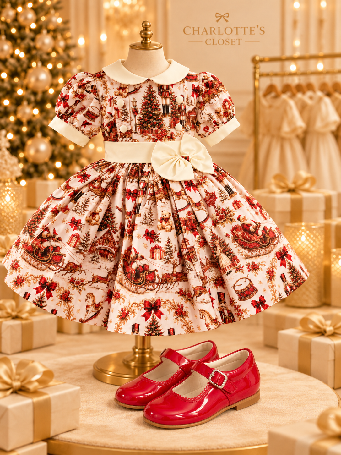 Santa workshop Christmas 🎅🏼 classic dress instock