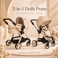 Egg feather toy pram 2in1 bag sold separately