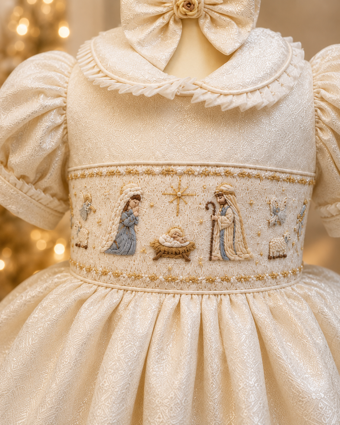 Holy night Smock dress